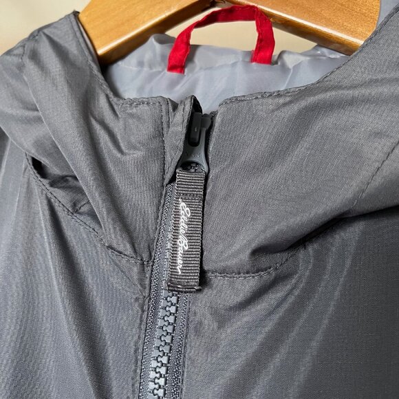Eddie Bauer Youth Lone Peak 3 in 1 Jacket with Fleece Liner Red and Grey L 14/16 - Picture 4 of 15
